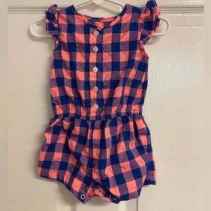Ruffle sleeve romper